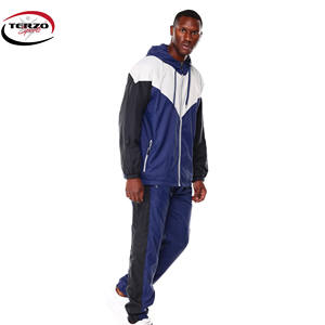 Conjunto Deportivo Personalizado de 2 Piezas para Hombre, Talla Grande, Otoño, Gimnasio, Fitness, Ecológico, Chaqueta Cortavientos de Nailon Transpirable, Chándal Estampado para Correr - Product Image 6