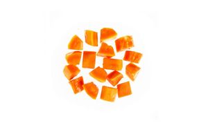 Cubos de pawpaw para freezer, dados de fruta de papaya roja IQF, a granel, alta calidad, de Vietnam - Product Image 5