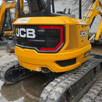 Mini-excavatrice compacte sur chenilles JCB 35Z, moteur Laidong, pompe hydraulique Eaton, boîte de vitesses, haute efficacité, puissance 20 kW, moteur PLC