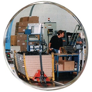 Control/Safety <b>Mirror</b> D.400 Mm Black Back Panel with <b>Bracket</b> 4 M SPL - Product Image 1