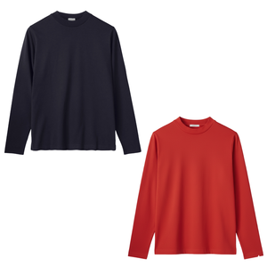 T-shirt à manches longues en coton doux pour femmes Logo personnalisé DTG/Broderie OEM/ODM T-shirts pour hommes Fournisseur de vêtements en gros - Product Image 1