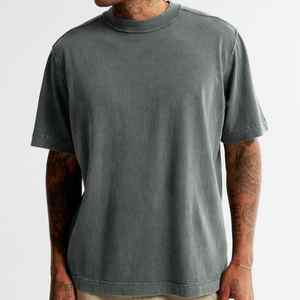 เสื้อยืดคอกลมผู้ชาย ผ้าฝ้ายผสมใยไผ่ 100% แห้งเร็ว ระบายอากาศดี ปรับแต่งได้ ใส่สบายๆ ในฤดูร้อน ทรงปกติ - Product Image 4