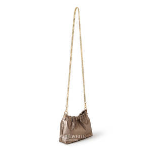 Italian Genuine Leather Crossbody Mini <b>Bag</b>-Metallic Elegance-PS599-Elegant <b>Clutch</b> - Product Image 5