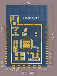 Module Wi-Fi+Bluetooth 5.0 double mode UART IoT Hi-Link HLK-B35 avec port série pour transmission transparente à distance - Product Image 5