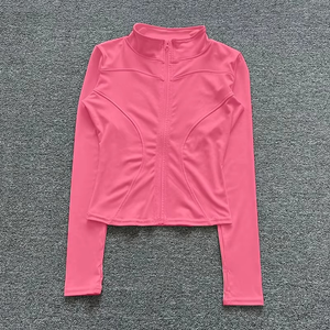 Service OEM 2025 – Nouvelle veste de sport à manches longues pour femme, motif uni, antibactérienne, 100 % coton, haute performance - Product Image 3