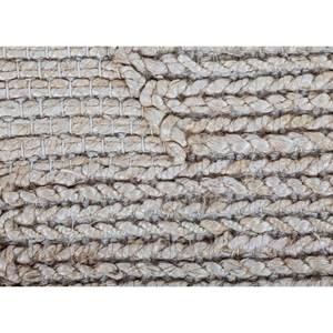 พรมปูพื้นทรงสี่เหลี่ยมผืนผ้าลายปะติดปะต่อ Nomadic Threads รุ่น PDJT-242 สีงาช้าง ทำจากเส้นใยป่านและปอกระเจา สำหรับห้องโถง ห้องนั่งเล่น และห้องนอน - Product Image 3