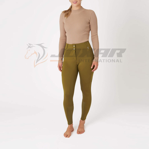 Jodhpurs équestres durables offrant une coupe slim ergonomique genoux renforcés structure respirante et un confort durable à vendre - Product Image 1