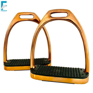 Étriers équestres en acier inoxydable de haute qualité équipement d'équitation coloré Logo personnalisé prix de gros compétitif à bas quantité minimale de commande - Product Image 2