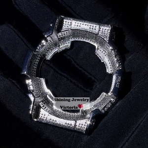 Lunette de Montre Homme Personnalisée « Iced Out » GA100 GA110 en Moissanite VVS GRA - Product Image 2