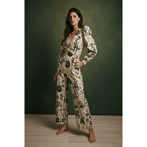 Combinaisons imprimées d'animaux exotiques en gros, combinaisons florales de luxe, fabricant et exportateur - Product Image 1