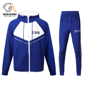 กางเกงวอร์มมีฮู้ดสำหรับผู้หญิงคุณภาพระดับพรีเมียมปักลายด้านข้างแบบ Zeta phi Beta - Product Image 5