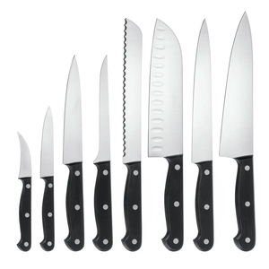 Juego de Cuchillos de Chef Hechos a Mano, Hojas de Acero Inoxidable Antioxidantes, Capas de Acero de Damasco, Diseño de Tamaño Personalizable, Orientación para Mano Derecha - Product Image 1