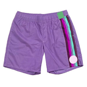 Pantalones cortos de nailon de Color loro ligeros de la mejor calidad con entrepierna de 7 pulgadas, pantalones cortos de playa de ajuste relajado de verano para uso diario con residuos elásticos - Product Image 2