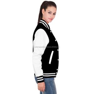 Veste de sport pour femme élégante en coton matelassé respirant avec broderie et finition teinte, veste streetwear moderne de qualité supérieure - Product Image 3