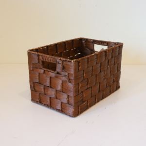 Panier de rangement rectangulaire en rotin naturel - Décoration d'intérieur de luxe écologique pour une utilisation polyvalente - Product Image 4