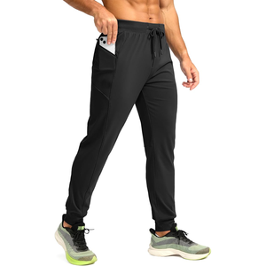 Men's Casual Pants <b>Elastic</b> <b>Waist</b> Drawstring Breathable Anti-wrinkle, Man <b>Trouser</b>, Plain Dyed <b>Trouser</b> - Product Image 1