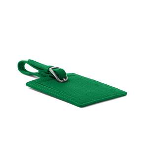 New Design Name ID <b>Tag</b> Custom Logo Genuine Leather <b>Luggage</b> <b>Tag</b> - Product Image 1