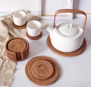 Decoration on the Table by Natural Rattan coaster for <b>Kitchen</b> <b>Accessories</b> Best Selling in Vietnam - Product Image 2