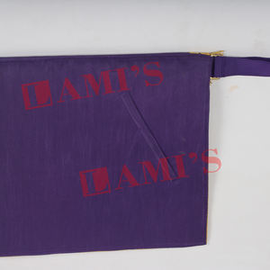 Tablier de Regalia de francs-maçons de qualité professionnelle Tablier maçonnique d'uniforme de cérémonie de conception personnalisée à vendre - Product Image 6