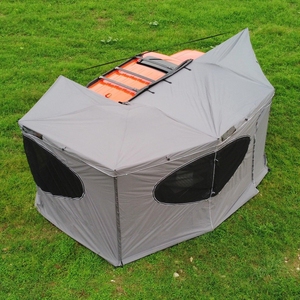 <span class=keywords><strong>Toldo</strong></span> Lateral para Auto de 270 Grados, <span class=keywords><strong>Toldo</strong></span> Impermeable para Camping al Aire Libre, <span class=keywords><strong>Toldo</strong></span> para <span class=keywords><strong>Techo</strong></span> de Auto 4x4 Todoterreno - Product Image 2