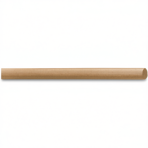 Varillas Ranuradas de Madera de Haya de 1 m de Largo y 12 mm de Diámetro, Paquete de 100 - Product Image 2