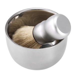 Brocha de Afeitado para Barba, Afeitadora de Pelo de Tejón, Mango de Madera, Aparato de Limpieza Facial, Herramienta de Salón Profesional de Alta Calidad, Brocha de Afeitar de Seguridad - Product Image 5