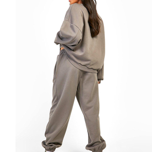 Traje de sudor ajustado para mujer de la mejor calidad Último diseño con todos los colores disponibles para patrón sólido informal para estampado de hojaldre para - Product Image 3