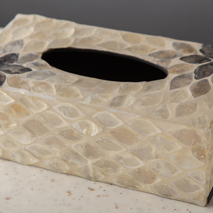 Caja de pañuelos cuadrada decorativa de lujo de alta calidad, para decoración de Madre de perlas, de Thien Thanh, de Vietnam - Product Image 3