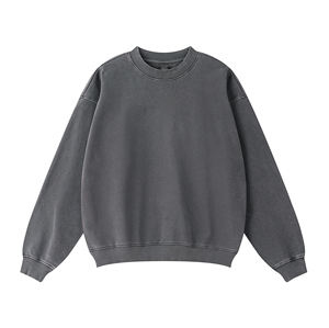 Tendance personnalisée ample de haute qualité sweat-shirt lourd pour hommes 100% pur coton cool sweat-shirt - Product Image 1