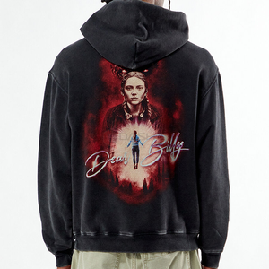 เสื้อฮู้ดโอเวอร์ไซส์สำหรับผู้ชายผ้าฝ้าย100% 500GSM เทอร์รี่ครอปแบบเรียบปักโลโก้ได้ตามต้องการ - Product Image 1