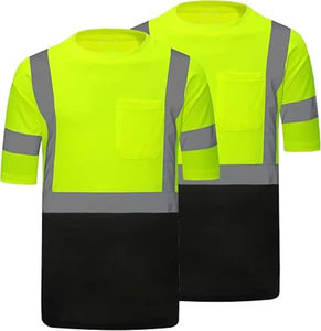 Camisas de Trabajo para Hombre 100% Poliéster, Logotipo Personalizado Impreso, Alta Visibilidad, Tallas Grandes, Reflectantes, Transpirables, de Secado Rápido - Product Image 6