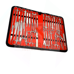 Kit de disección de cirugía menor Manual de acero de 157 piezas, instrumentos quirúrgicos para disección de mascotas por SurgiRight Instruments - Product Image 1