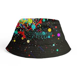 Casquette de Plage Réversible Personnalisable Chapeau de Pêcheur Adultes Enfants Motif de Fleur Imprimé Allover Seau Réversible à Sublimation d'Été - Product Image 4