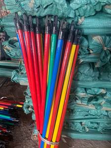 Wholesale Making Machine Cleaning Tools Mop PVC <b>Wooden</b> Sticks Mix PVC <b>Wooden</b> Broom <b>Handle</b> High Quality - Product Image 5