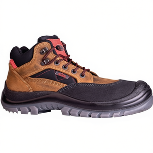 Botas de Seguridad de Cuero Sherpa S3 EN20345 Talla 41 Marrón/Rojo - para Equipo de Seguridad y Supervivencia - Product Image 2