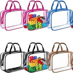 Bolsa de Playa Grande de PVC Transparente con Logotipo Personalizado, Bolsa de Compras Impermeable para Mujer con Diseño de Letras, Origen China - Product Image 4