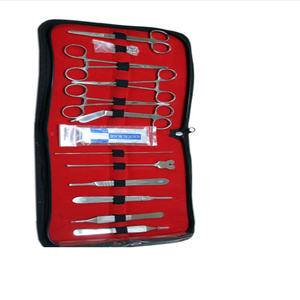 Kit de chirurgie mineure en gros 18 pièces comprenant un kit de dissection en silicone Instruments médicaux Instruments chirurgicaux portables - Product Image 2