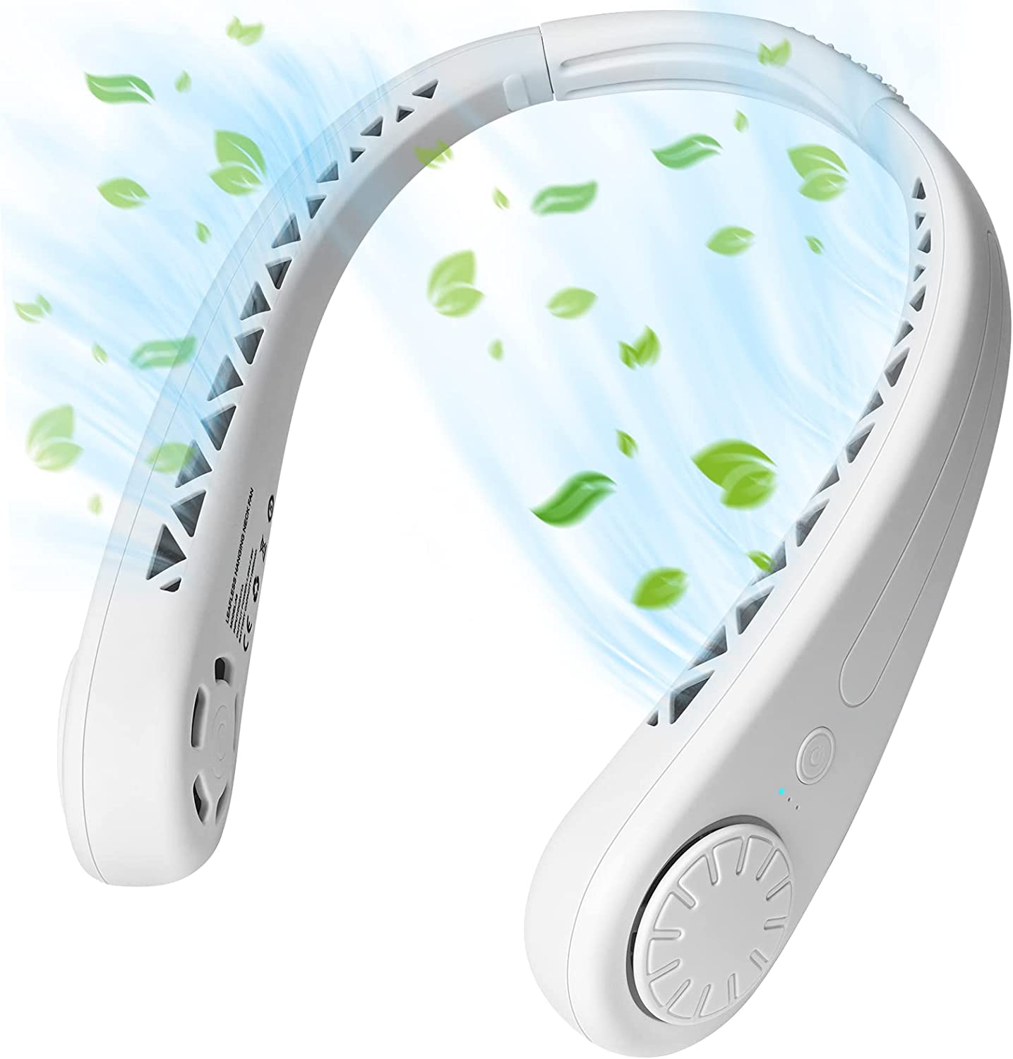 Перезаряжаемый портативный безлобный безмолвный мини-USB перезаряжаемый Новый безлистный спортивный вентилятор для хранения трехскоростного ветра для летнего подвешивания