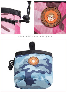 La mejor bolsa de cintura de recompensa de entrenamiento para cachorros de perro mascota de tela de nailon impermeable para exteriores con cinturón ajustable - Product Image 3