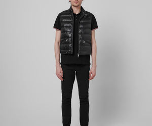 Customized Stand Collar Puffer Vest with Custom Logo Polyester Filled Ultralight Winter Jacket-Waterproof & Eco-Friendly - Product Image 6