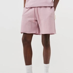 Los pantalones cortos más vendidos para hombres de secado rápido transpirable logotipo personalizado impresión cordón cintura media 100% Material de algodón - Product Image 1