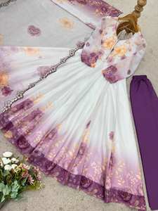 Vestido de novia de diseñador Vestidos de novia India Anarkali Lacha Choli Pakistani Salwar Trajes Compras en línea India 2025 Diseñador - Product Image 5