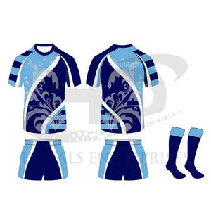 Bajo MOQ Último diseño Uniforme de rugby transpirable Ropa deportiva al aire libre Uniforme de rugby - Product Image 1