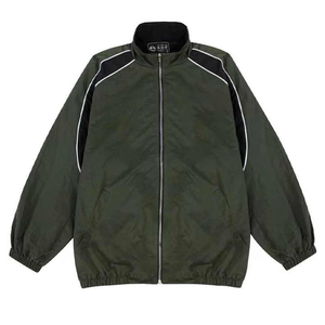 Nuevo diseño personalizado cortavientos trabajo media cremallera multi bolsillo gabardina alta calidad delgada larga prendas de vestir exteriores - Product Image 2