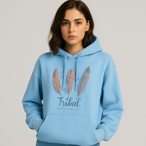 เสื้อสเวตเตอร์แบบสวมหัวมีฮู้ดแขนยาวแบบลำลองสำหรับผู้หญิงเสื้อสเวตเชิ้ตแบบสวมหัวมีเชือกรูดทันสมัยสำหรับฤดูใบไม้ผลิและฤดูใบไม้ร่วงฤดูหนาวขายส่งโรงงานบังคลาเทศ - Product Image 6