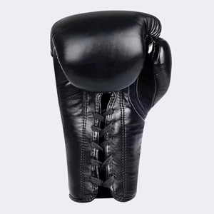 Gants de boxe de sparring professionnels de haute qualité, en cuir respirant et confortable, avec logo personnalisé, meilleur matériau - Product Image 6