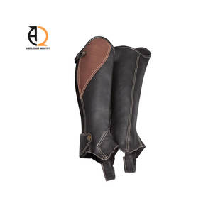 Chaparreras de Montar a Caballo de Gamuza Personalizadas con Tamaño OEM, Chaparreras de Cuero de Gamuza con Cremallera Recta - Product Image 2