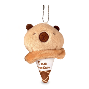 Porte-clés en peluche panda mignon personnalisable de 10 cm, style dessin animé, rembourrage en coton PP, pour cadeaux, 5-7 ans, en tissu de coton - Product Image 3