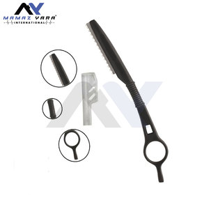 Navaja Profesional de Acero Inoxidable para Adelgazar Capilar, Diseño Duradero y Reutilizable, Precisión en el Corte y Recorte del Cabello, para Barberos y Uso Personal - Product Image 3