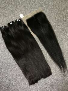 วิกผมแท้เรีมีผมตรงแบบเวียดนามพร้อมเครื่องจักรทอสองชั้นและปิดวิกผมสตรี - Product Image 4